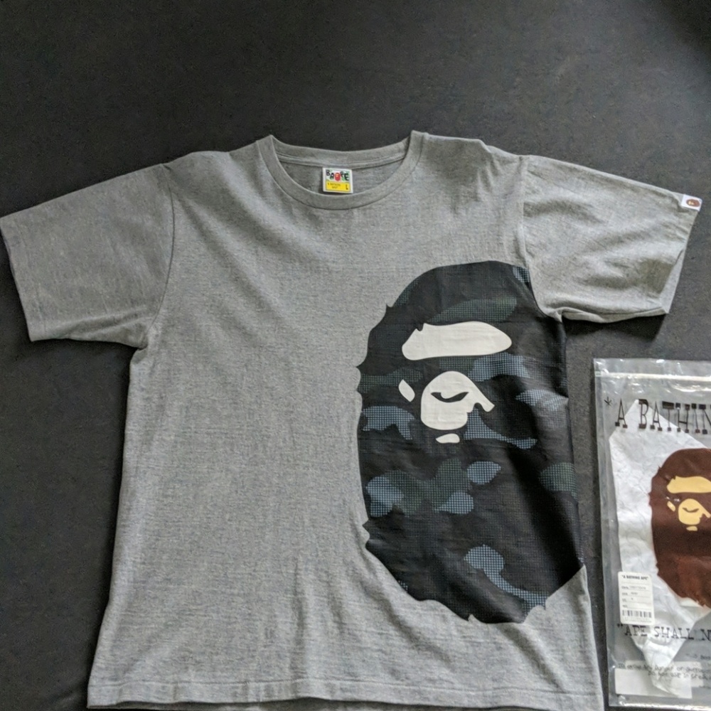 BAPE Camo Side Big Ape Head Tee